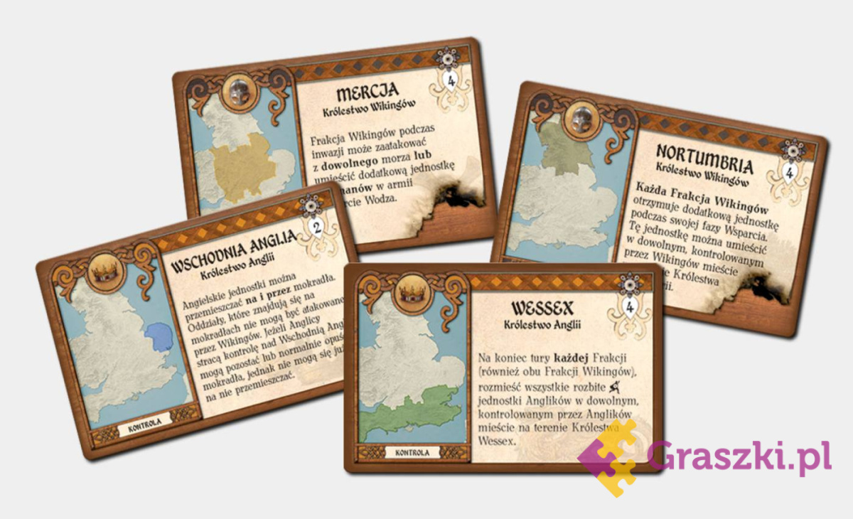 Wikingowie 878: Inwazja na Anglię - Era Wikingów karty2 Wikingowie 878: Inwazja na Anglię - Era Wikingów karty2